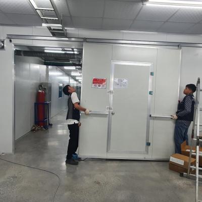 Thi công vách Panel nhà máy AMO