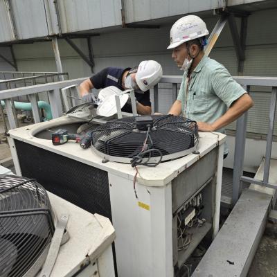 Thay thế quạt giải nhiệt giàn nóng ACU nhà máy SAMSUNG